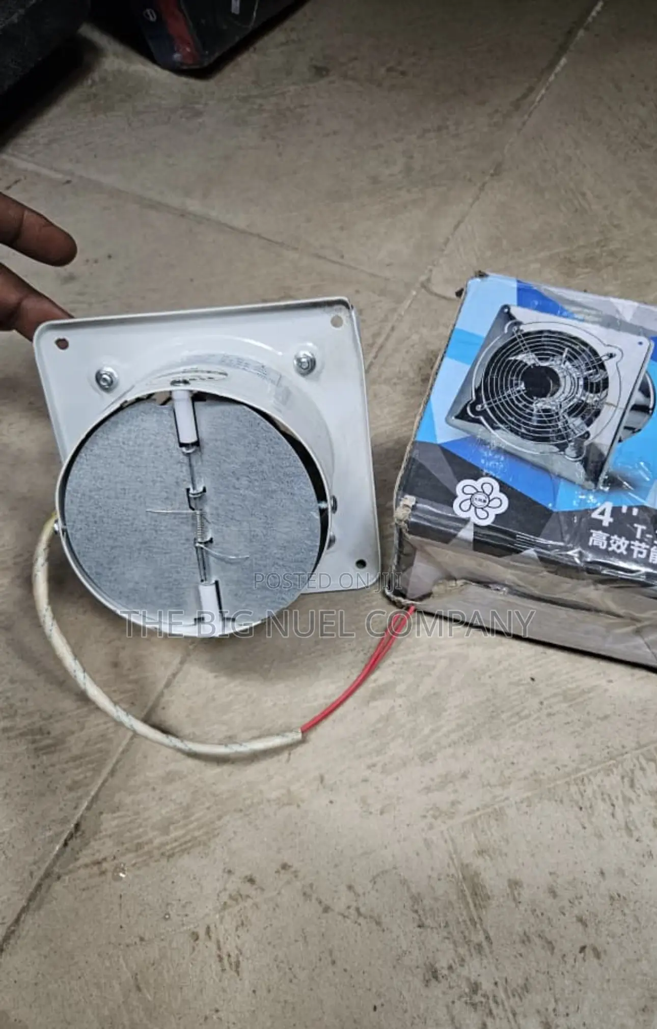 Iron Body Extrator Fan 4”