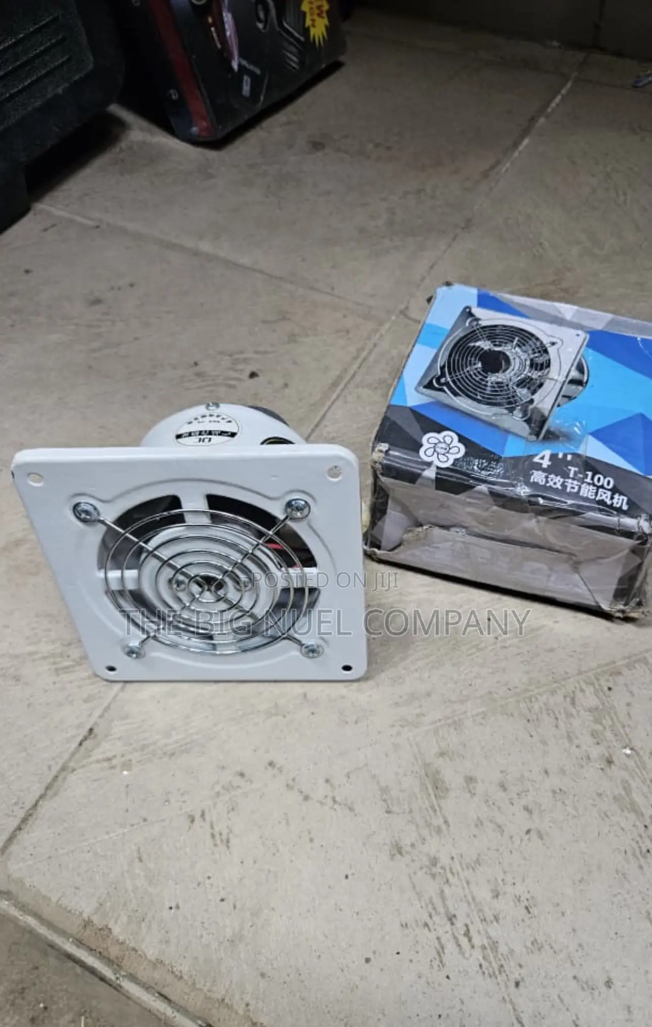 Iron Body Extrator Fan 4”
