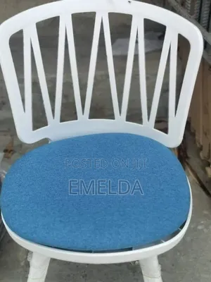Dinning Blue and White Colour Chair