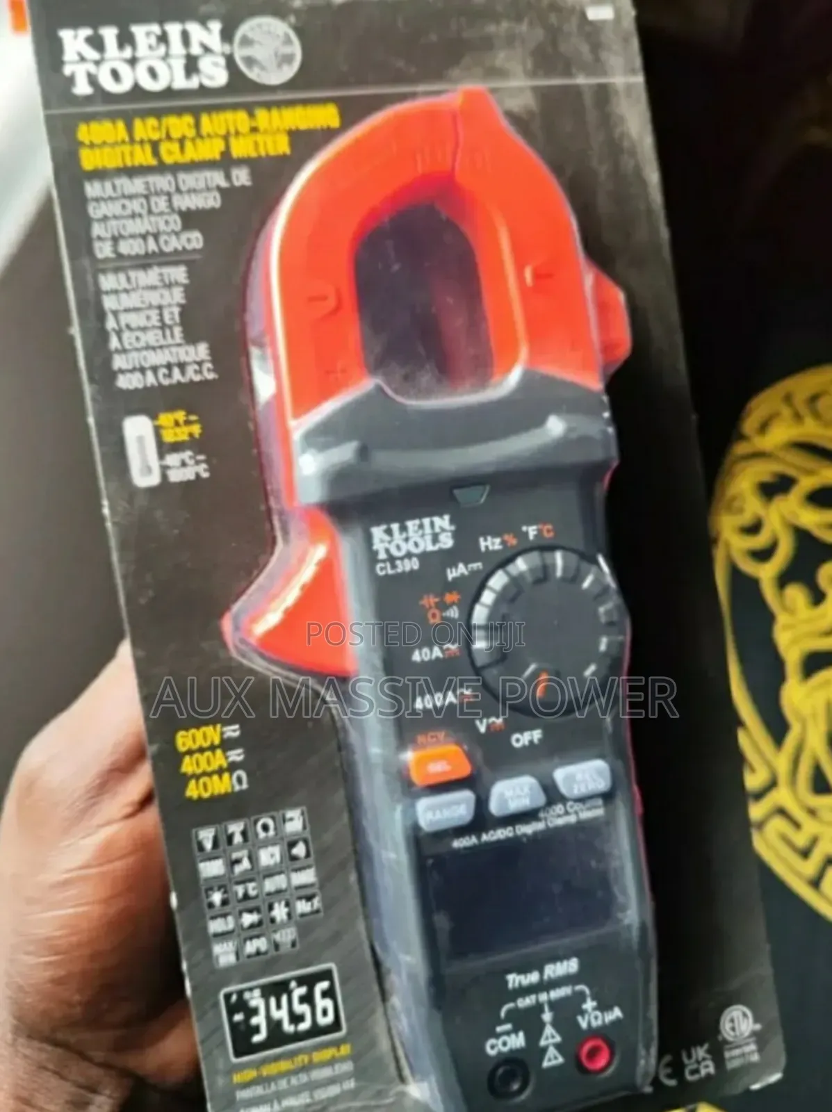 Klein Tools Cl390 400a Ac/Dc Digital Clamp Meter – Brand New