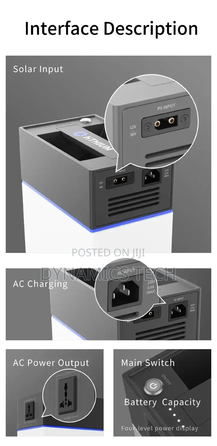 Hthium 1kva Lithium Power Station
