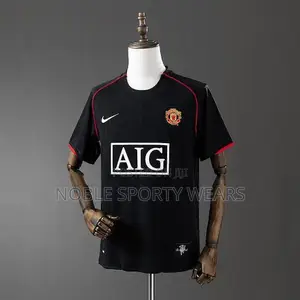 Man United Classic Retro Black Kit