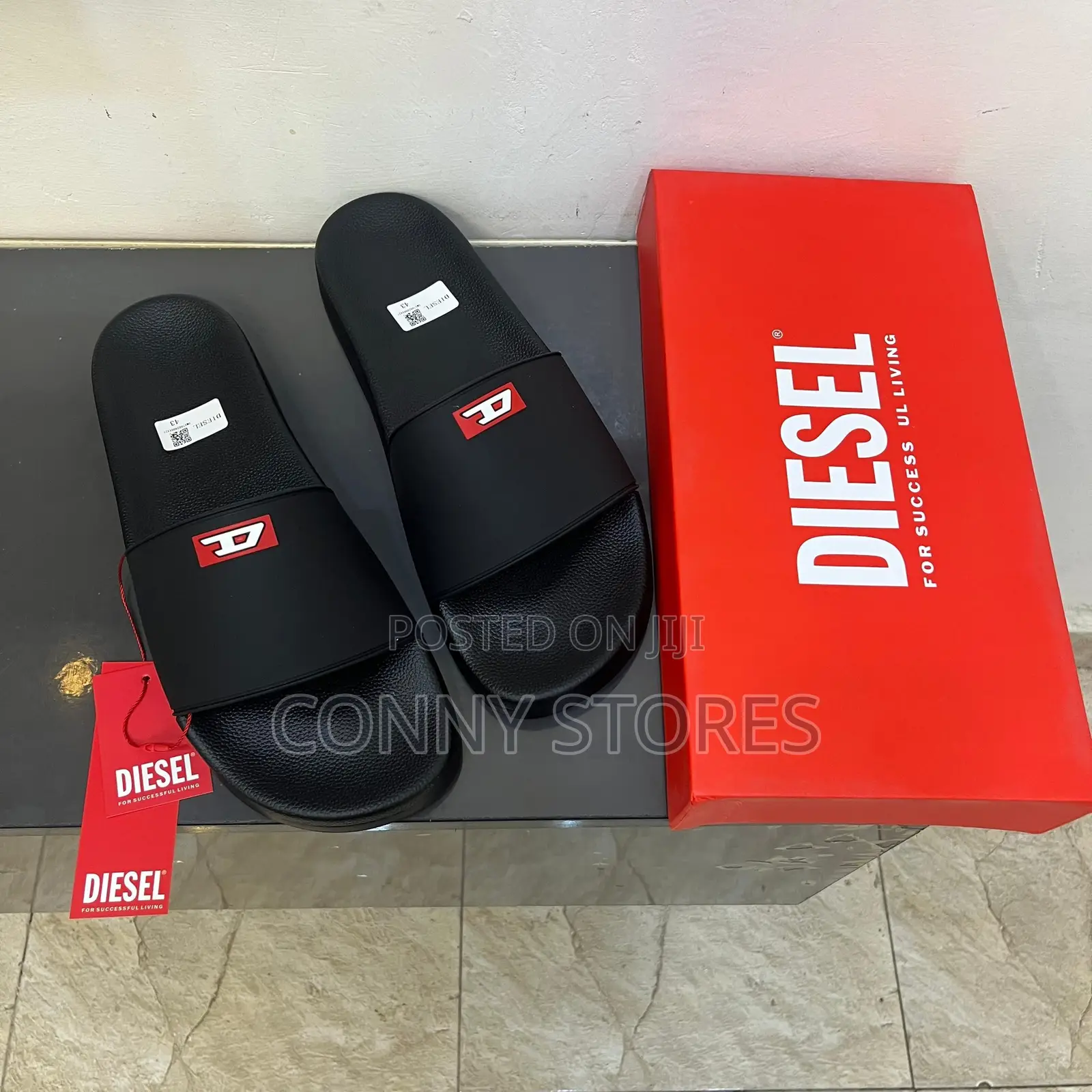Diesel Sa-Bloop Slides. |Black|