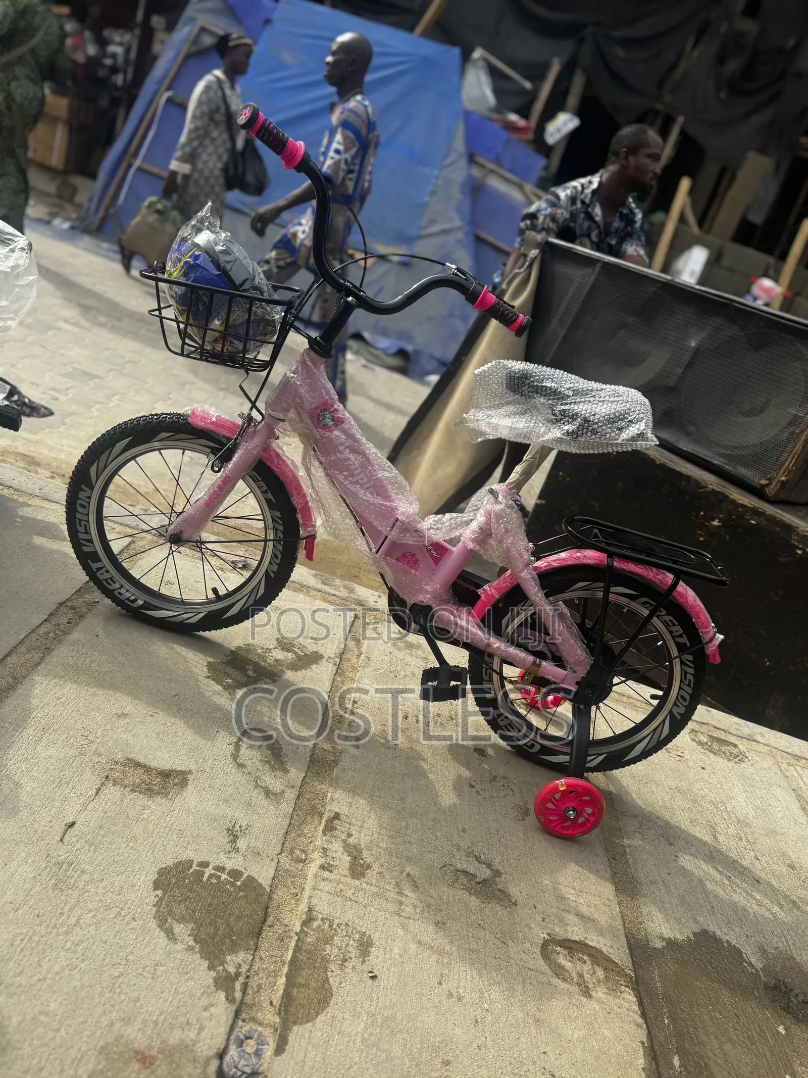 Pink Foldable Universal Kids' Bicycle