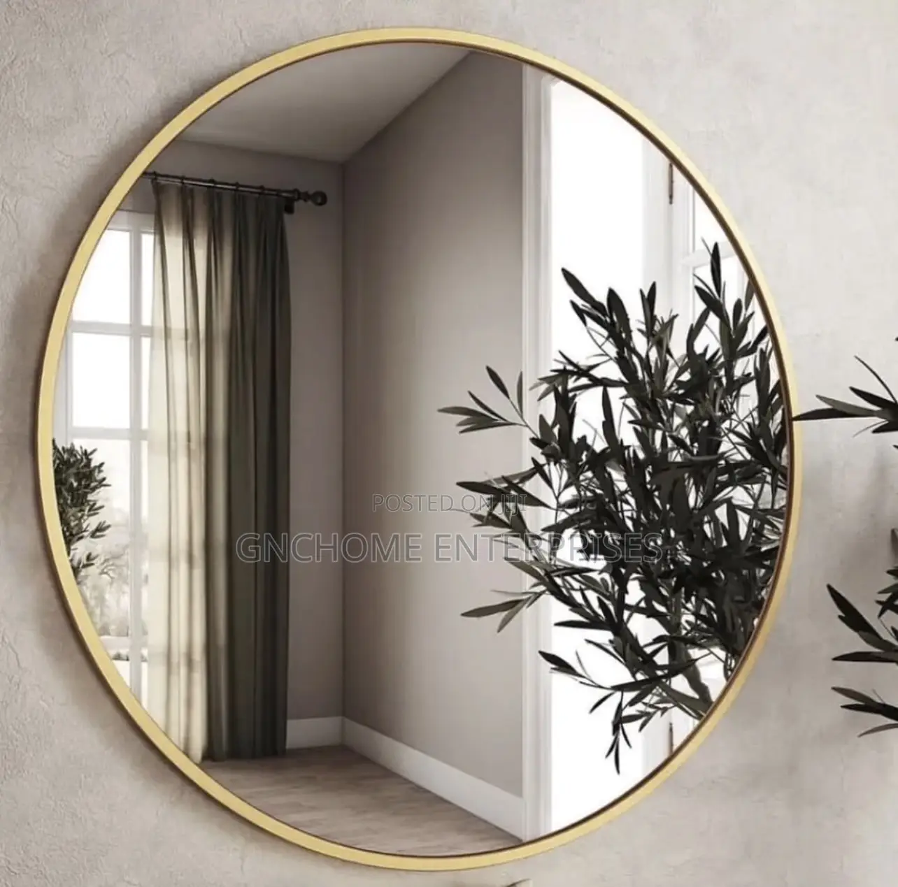 Gold Frame Mirror
