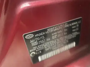 Hyundai Sonata 2015 Red