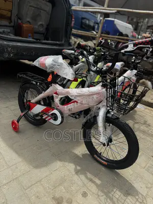Eagle BMX Children's Bicycle Featuring Training Wheels, a Front Basket