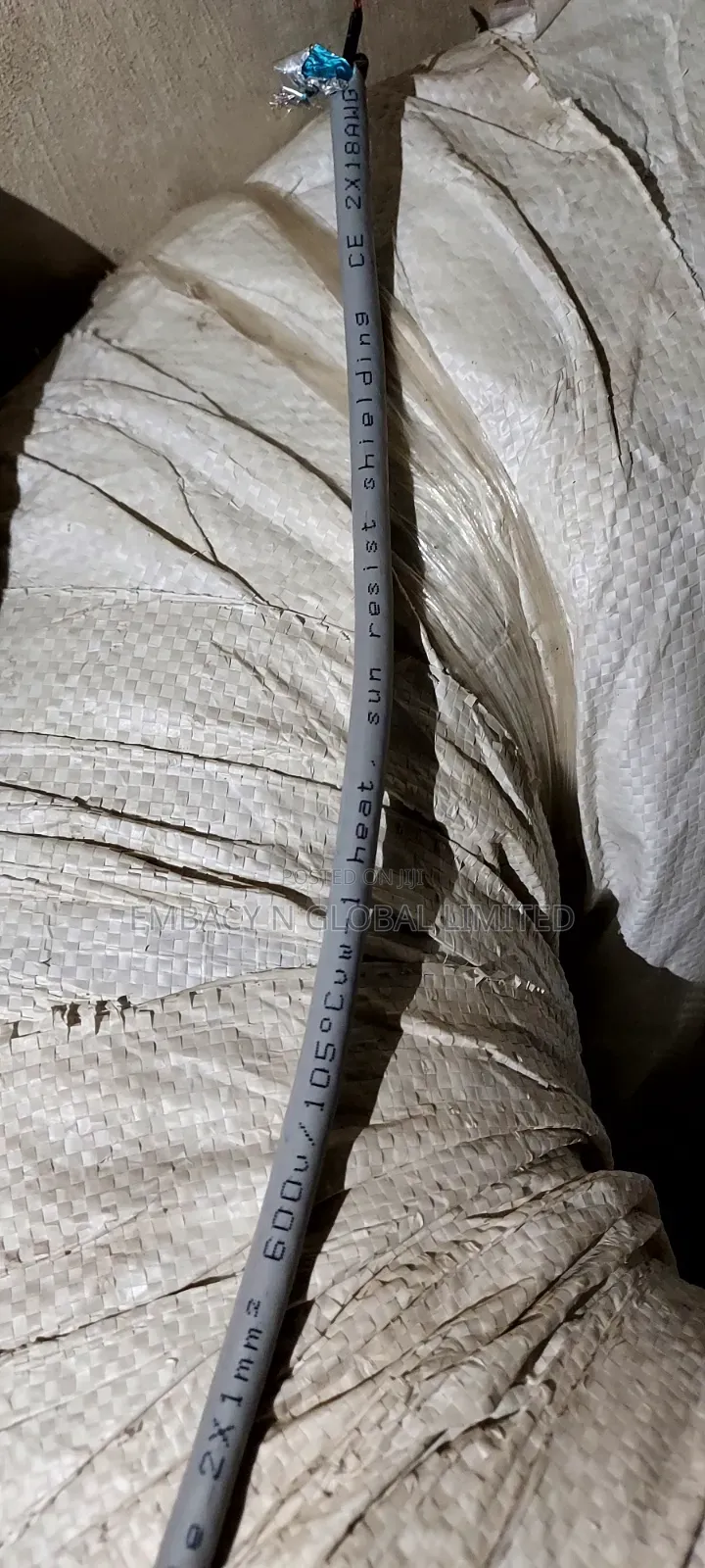 1mm 2core Shielded Cable 18awg 2core