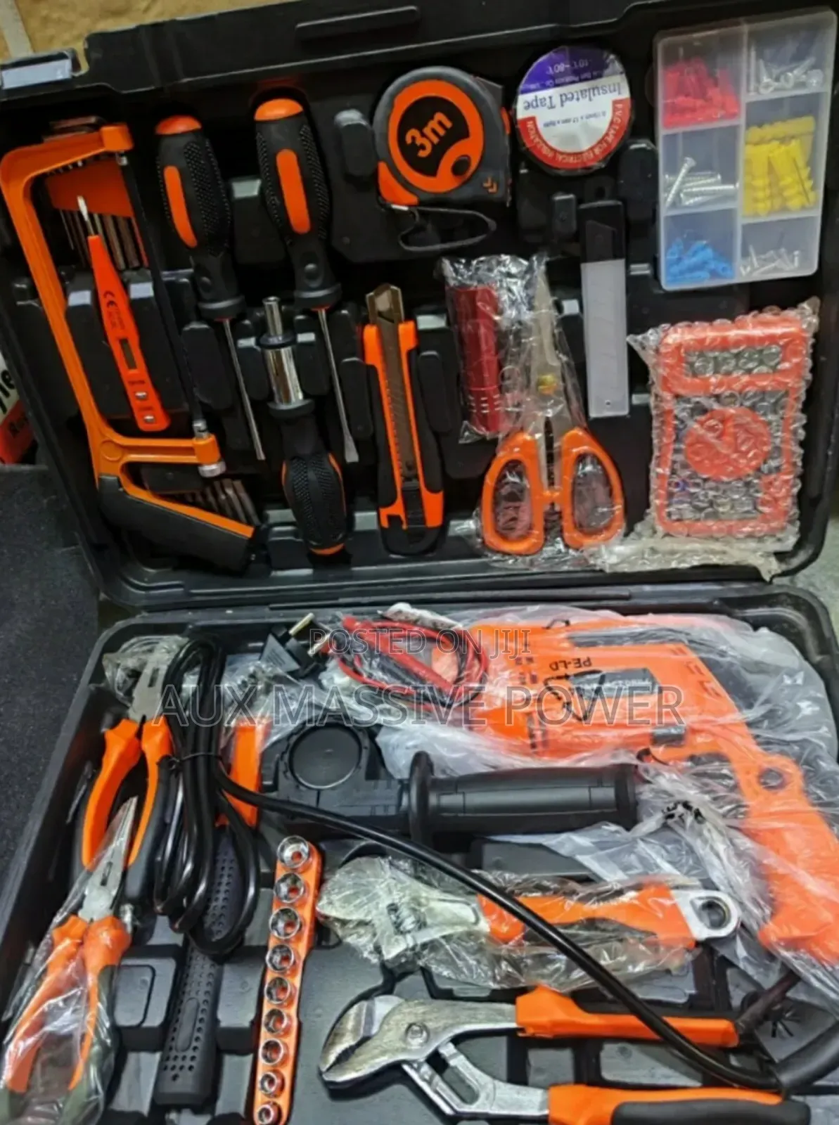 Complete 100+ Piece Electric Impact Drill Professional Tool Kit