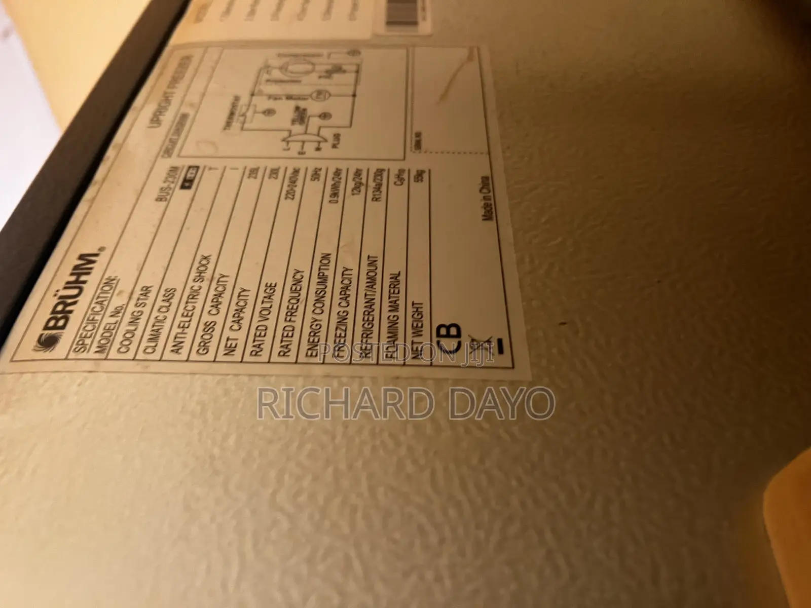 Bruhm Freezer