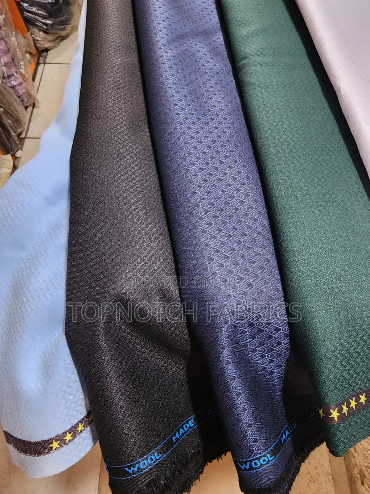 Cashmere and Senate Fabrics