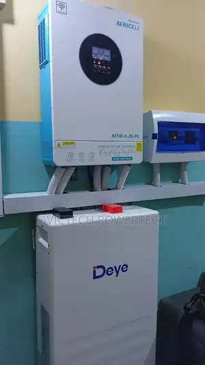 Deye 5.12kwh Lithium+ 6.2kva Solar System