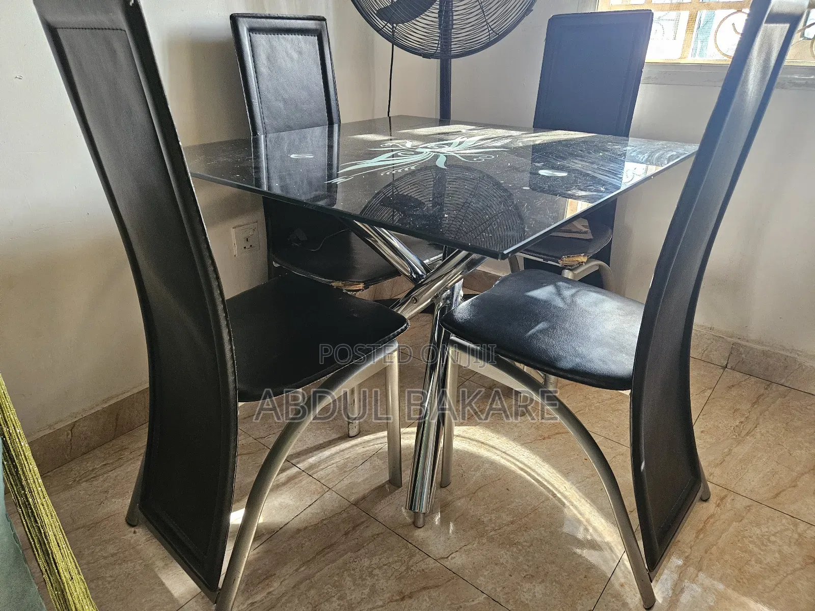 Dinning Glass Table Set