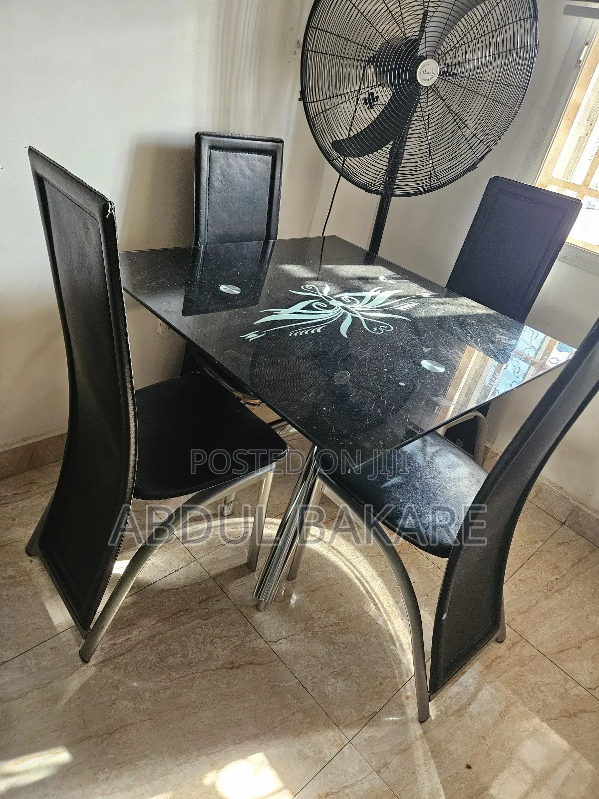Dinning Glass Table Set