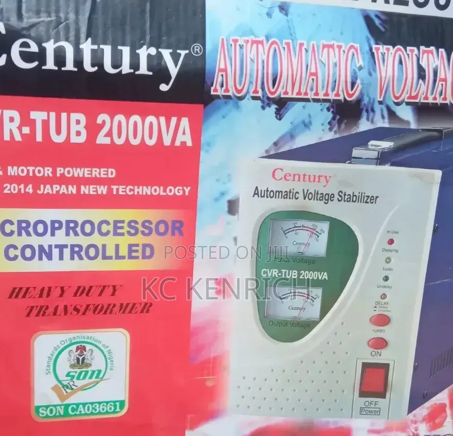 Century Voltage Regulator 2000 Watts