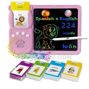 Early Education Device 2in1 LCD Writing Tablet WTH Talking Flash Cards