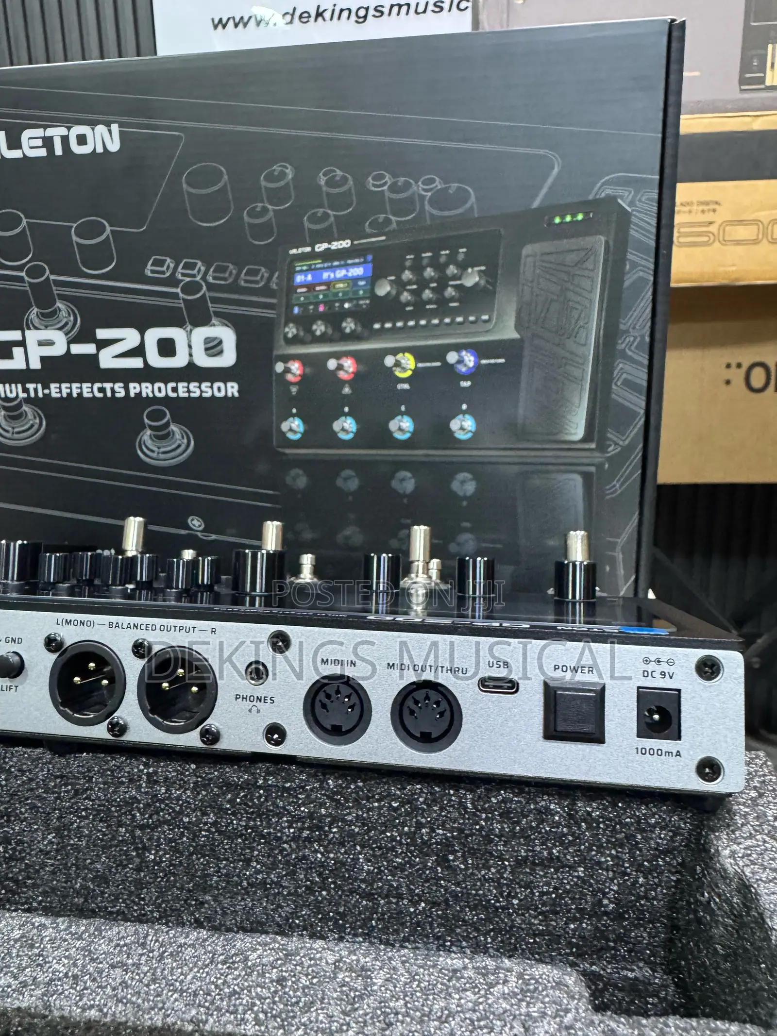 Valeton Gp-200 Multi-effects Processor Pedal For Lead And Bass Guitar