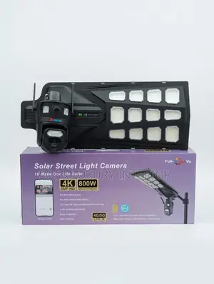 Ubox Solar Street Light Camera Dual Lens