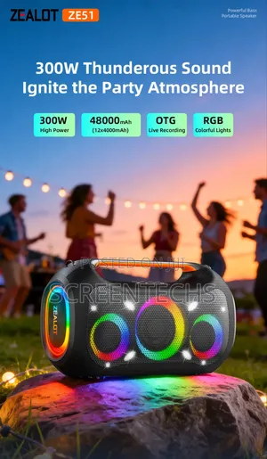 Zealot 300watts Ze51 Rechargeable Speaker