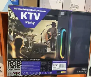 RGB "Tws" Bluetooth High Fidelity Karaoke KTV Party With Mic