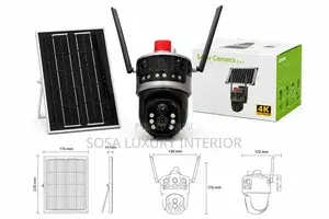 Eseecloud Ai Solar PTZ Camera Ultra Hd
