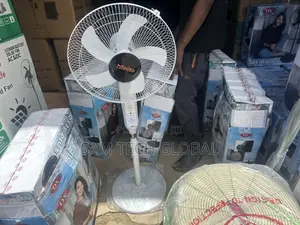 16"Solar Rechargeable Fan