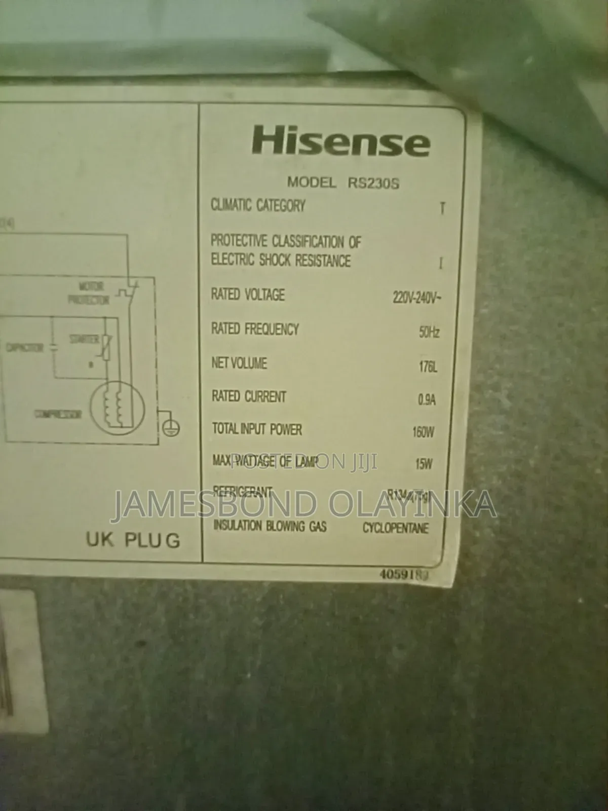 Hisense Refrigerator