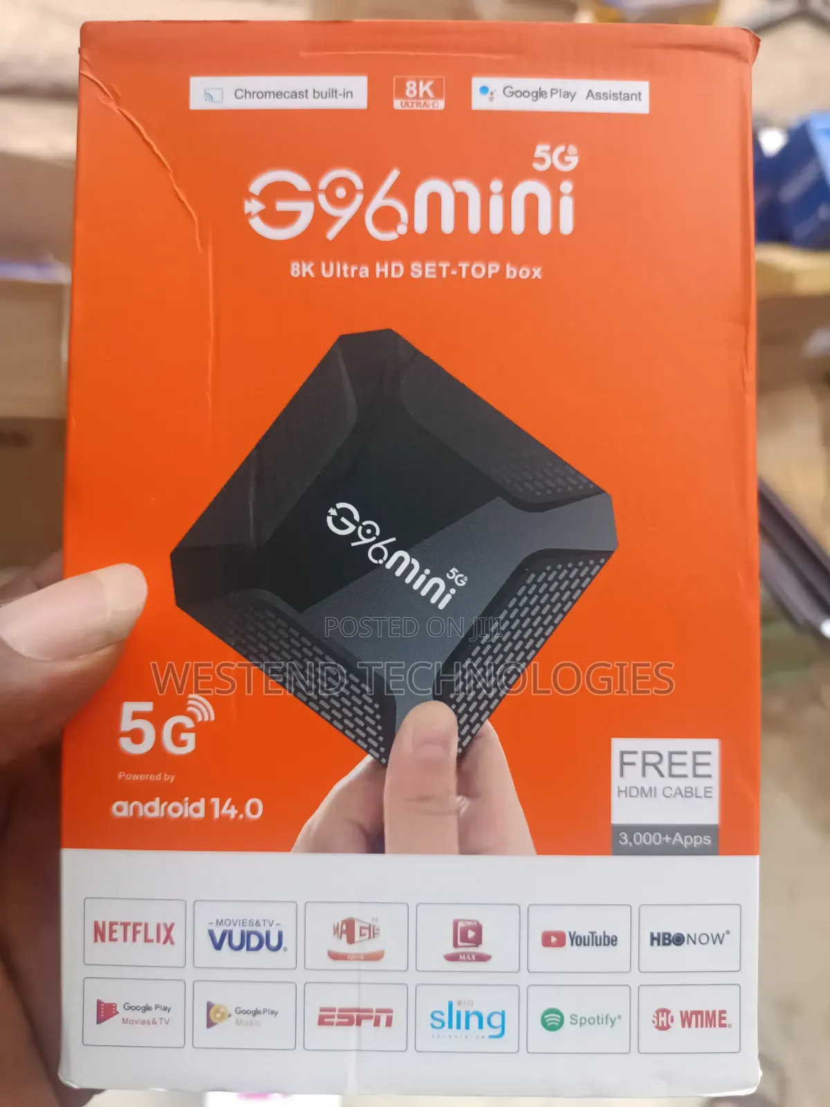 5g Android TV Box Display Android 14.0 4gb/64gb Storage