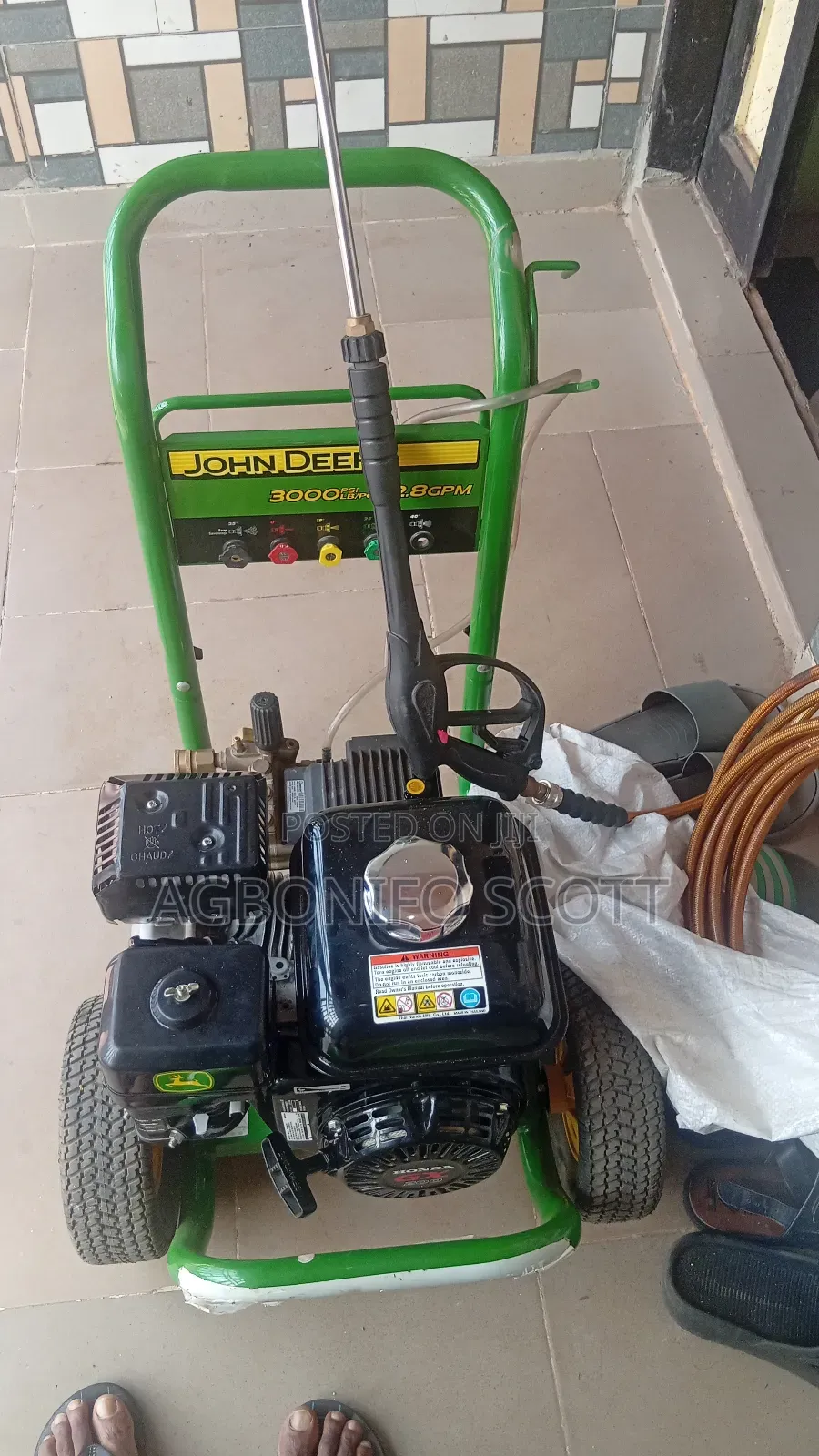 John Deere Pressure Washer
