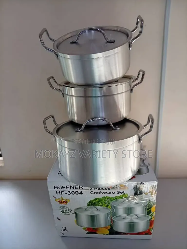 3pcs Hoffner Thickened Aluminum Pot / Cookware Set