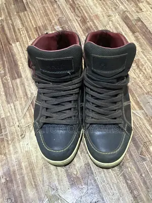 Black High-Top Sneakers