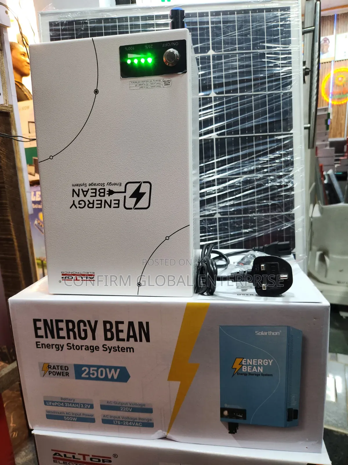 Energy 1kwh Solar Power Generator With Solar Panel