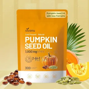 Pumpkin Seed Oil With Saw Palmetto Supports Prostate Health