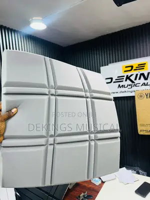 Gray Studio Wall Acoustic Foam Panels 50x50cm
