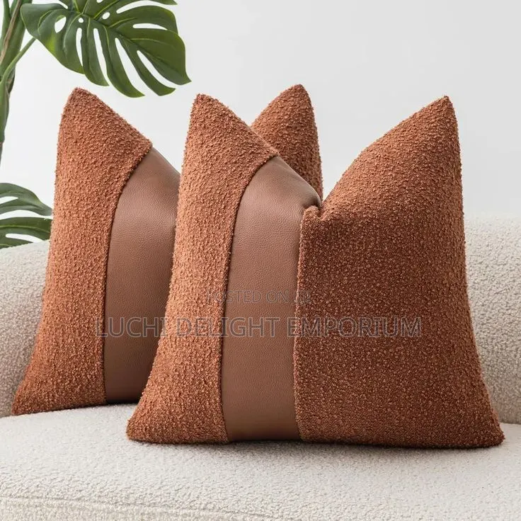 Luxury Bouclé Throw Pillows -2 Pics