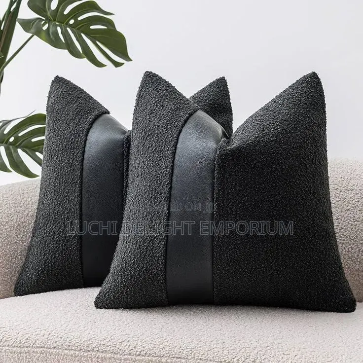 Luxury Bouclé Throw Pillows -2 Pics
