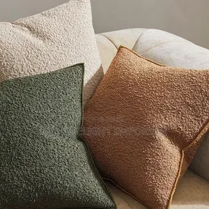Luxury Bouclé Throw Pillows -2 Pics