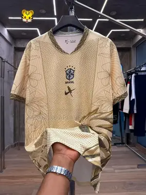 Luxury Gold Brazil Jersey
