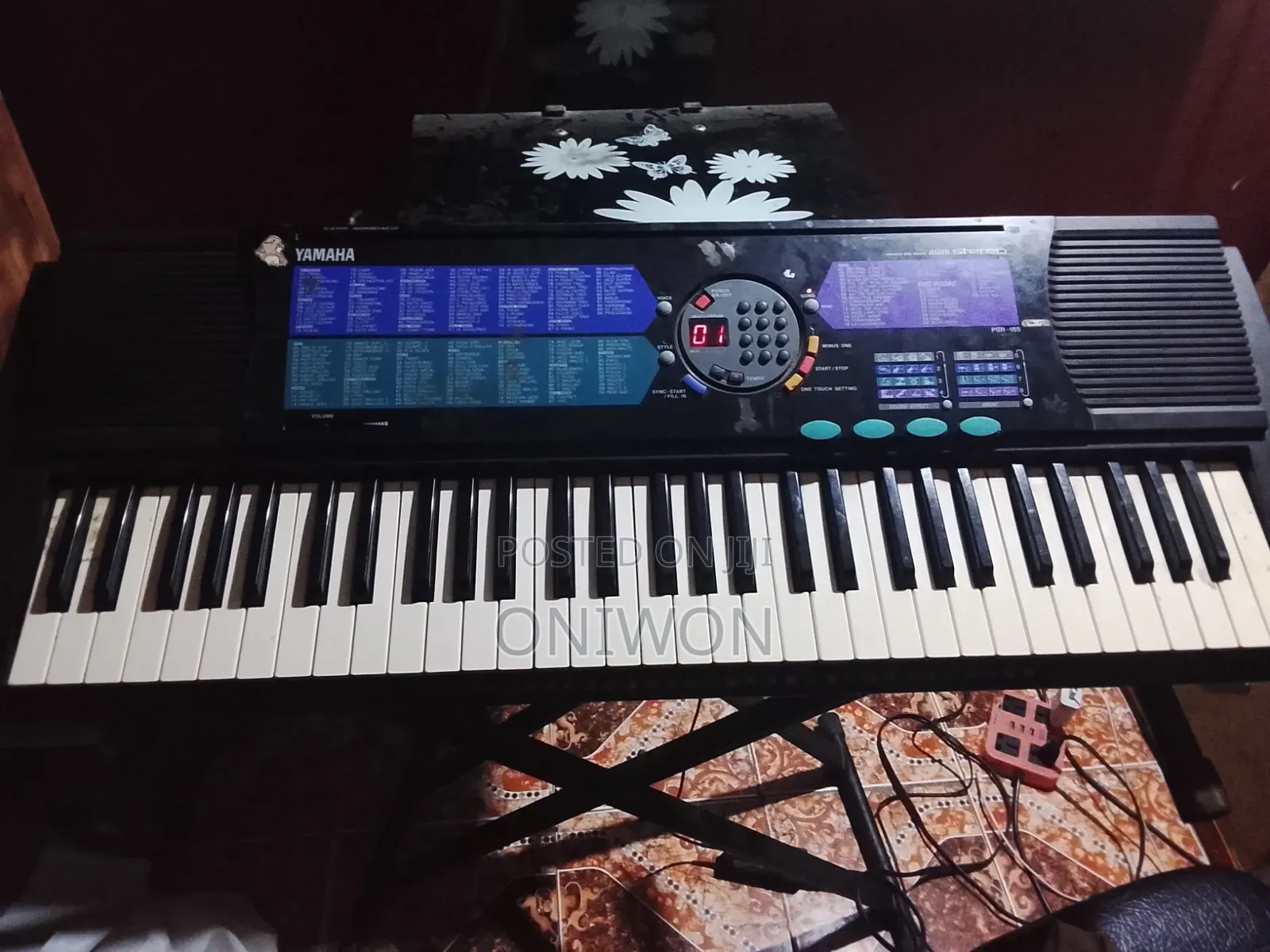 Yamaha PSR Keyboard With Stand Adapter – 61 Keys