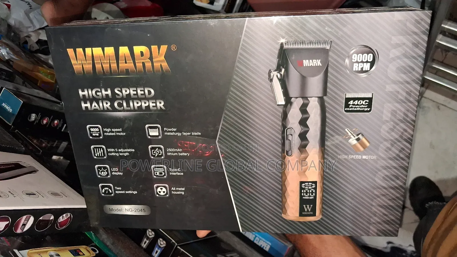 Rechargeable Clipper With High Cutting Precision and High Battery Cap