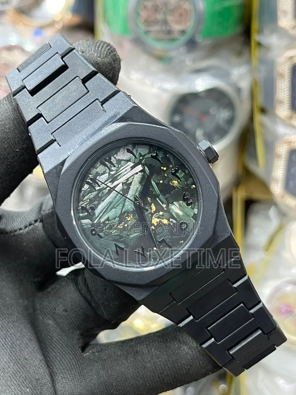 Velenzo Robber Chain Watch With Full Package