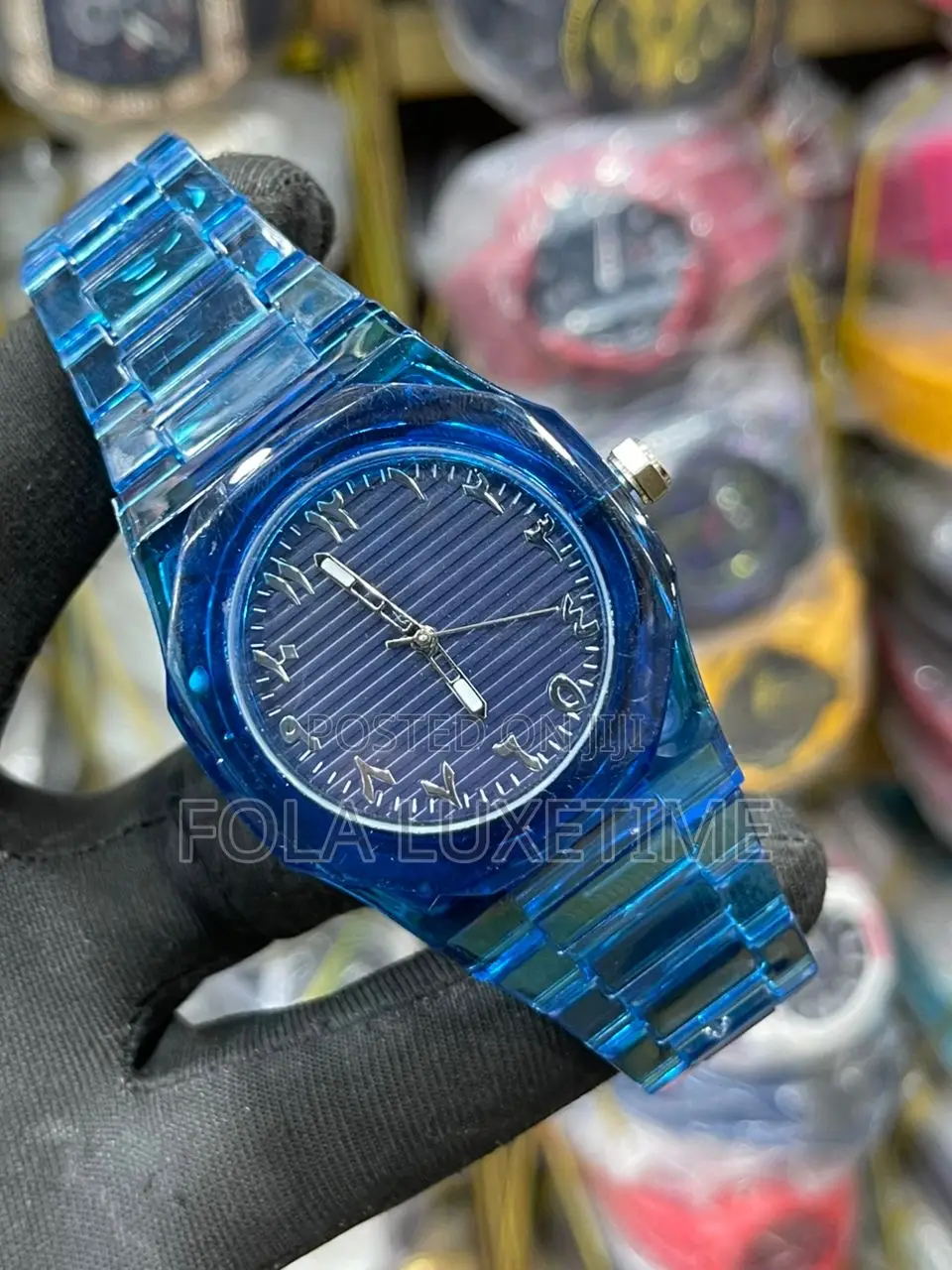 Velenzo Robber Chain Watch With Full Package