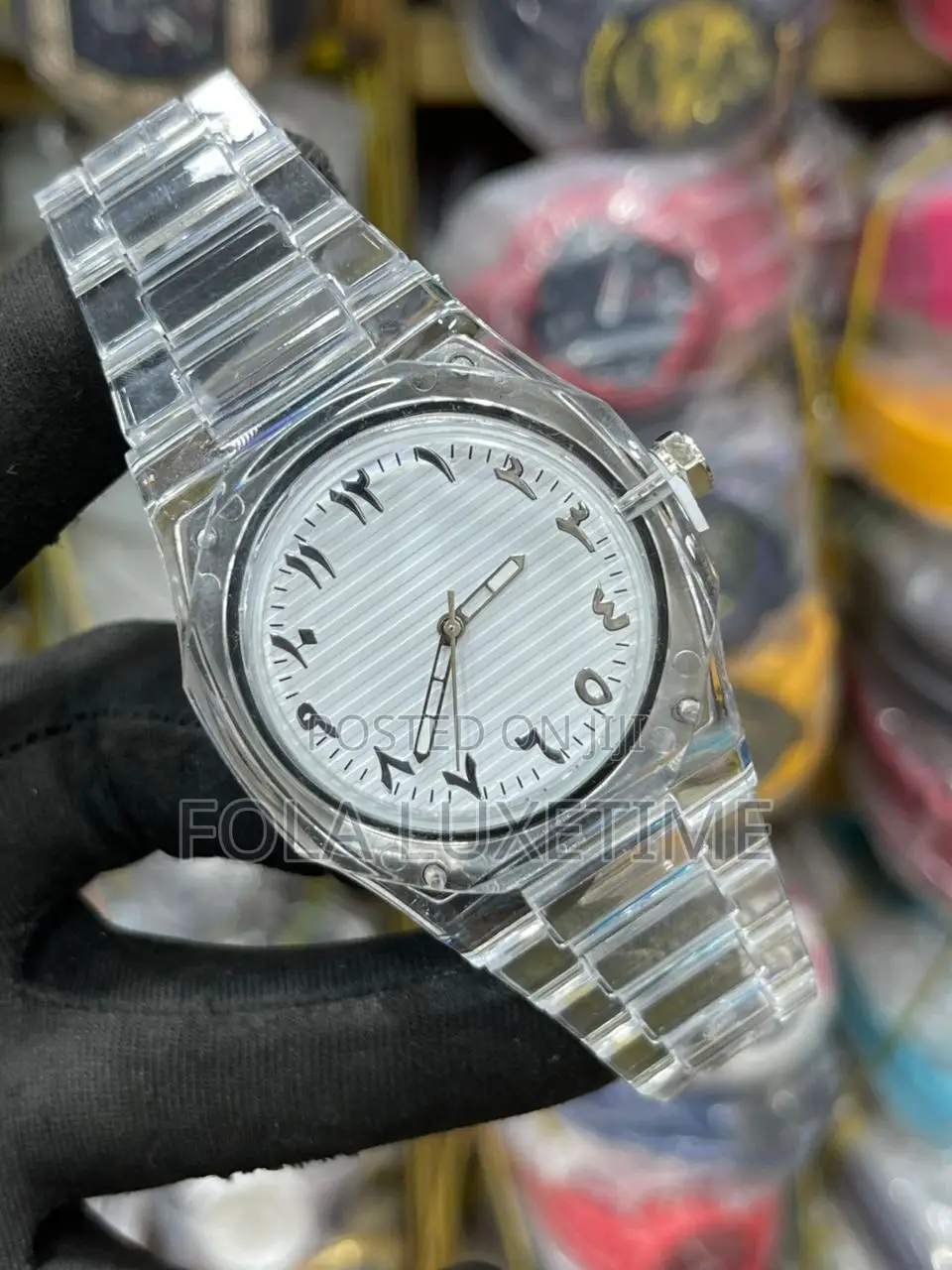 Velenzo Robber Chain Watch With Full Package