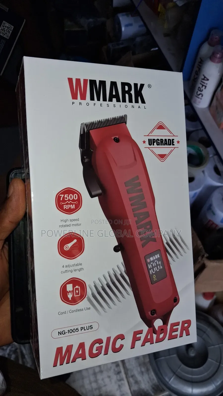 Rechargeable Clipper With High Cutting Precision High Battery Capaci