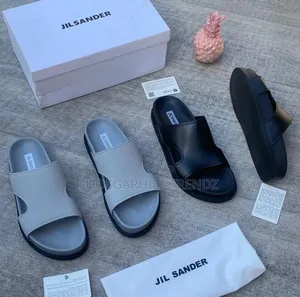 Jil Sander Slipon Palm Slippers in 3 Colours