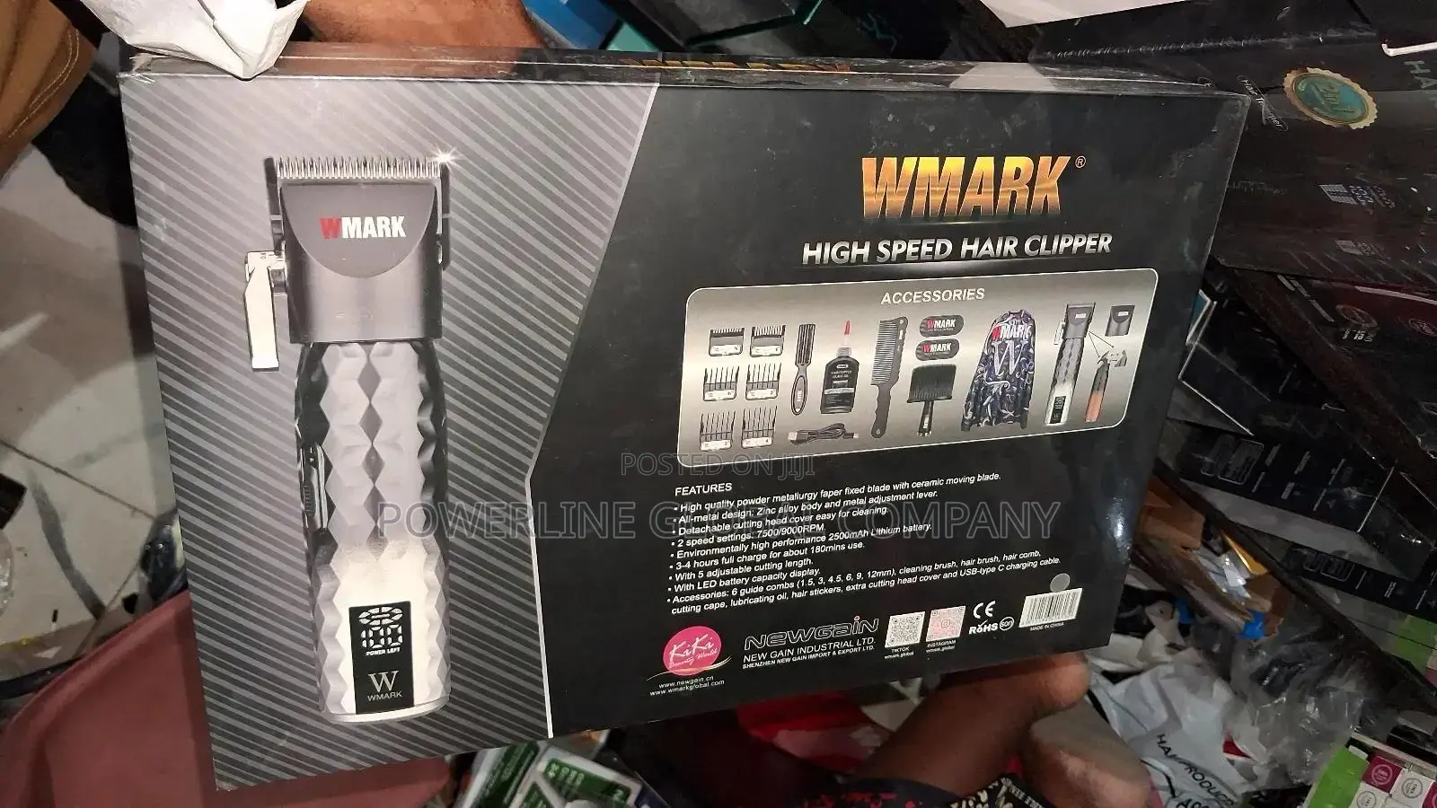 Rechargeable Clipper With High Cutting Precision and High Battery Cap