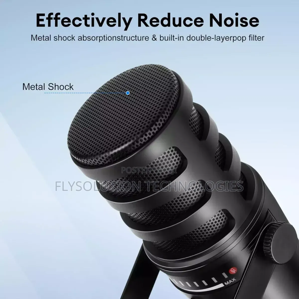 Dynamic Podcast Microphone XLR/Usb Echo Adjustable Noise Cancellation