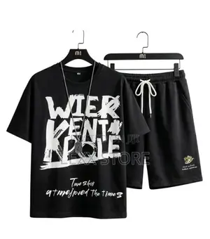 🔥 Streetwear T-shirt + Shorts Set — Quick-dry Fabric