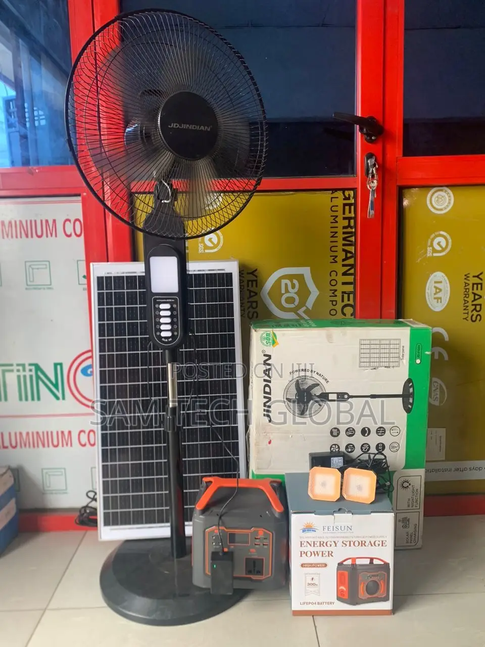 Solar Fan And 300w Panel