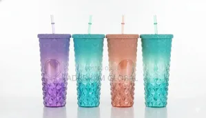 Gemstone Straw Cup